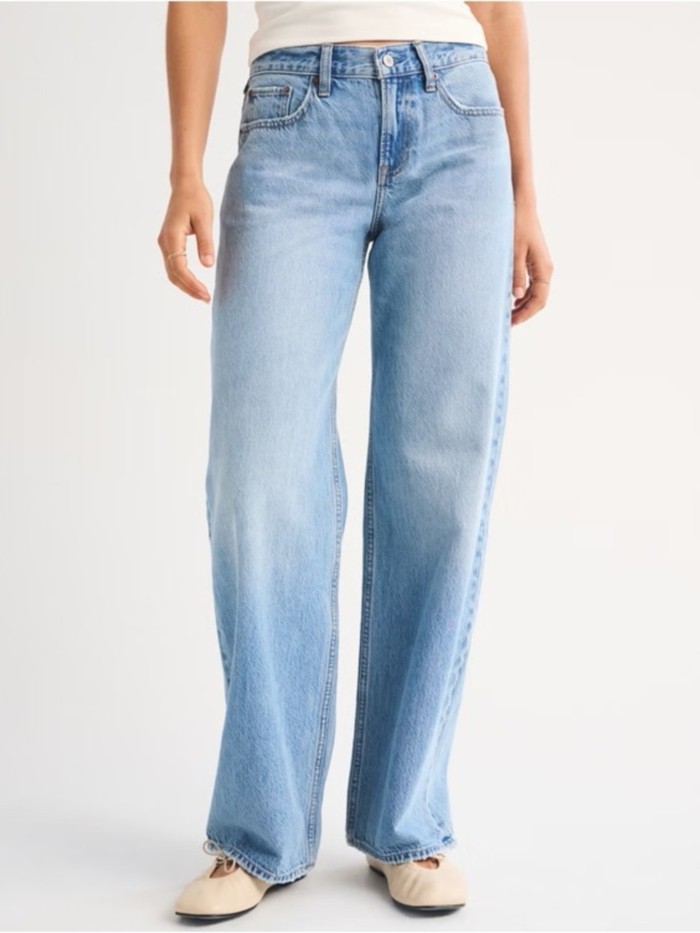 Abercrombie Low Rise Ultra Loose Curve Love Jean